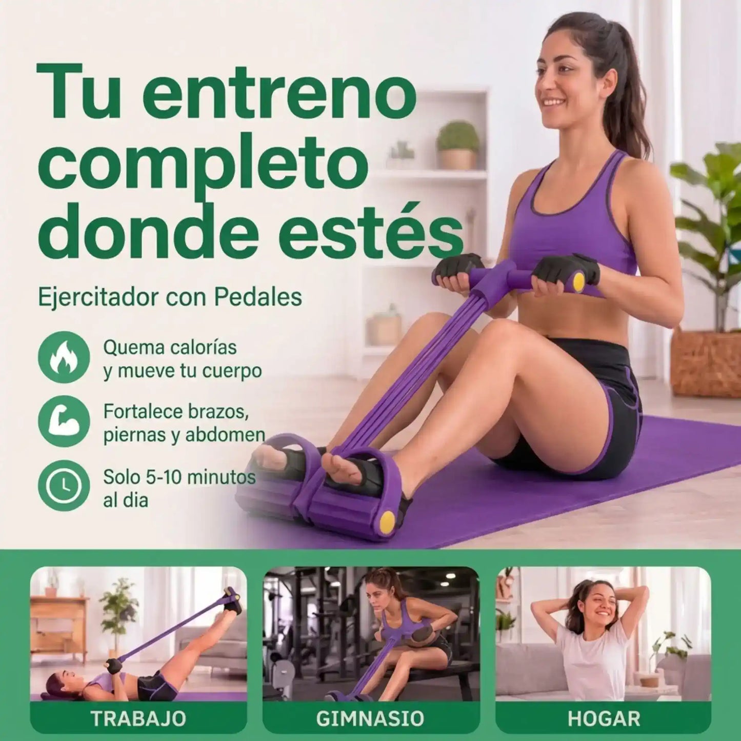 💪 EJERCITADOR CON PEDALES 6 EN 1 | ESCULPE TU FIGURA EN CASA