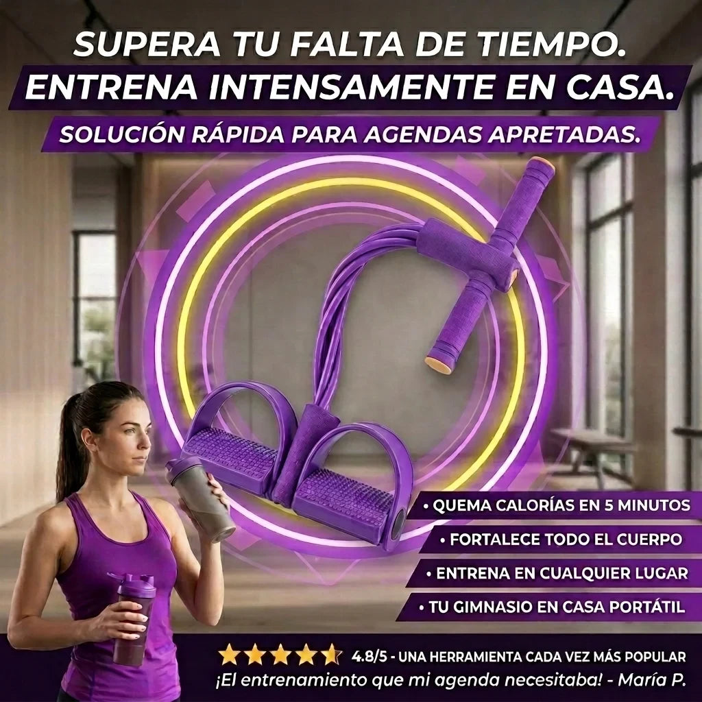🔥 EJERCITADOR CON PEDALES 6 EN 1 💪